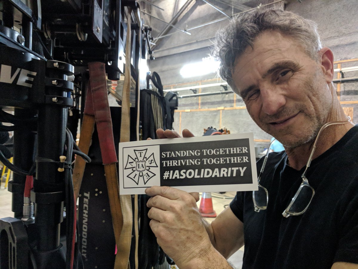 Show us how you support the @IATSE in #IASolidarity by snapping a pic and using #IASolidarity. iasolidarity.com