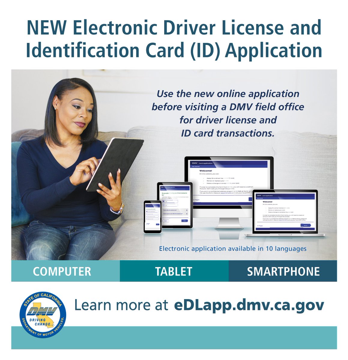 CA DMV on Twitter "DMV customers can now fill out the new online
