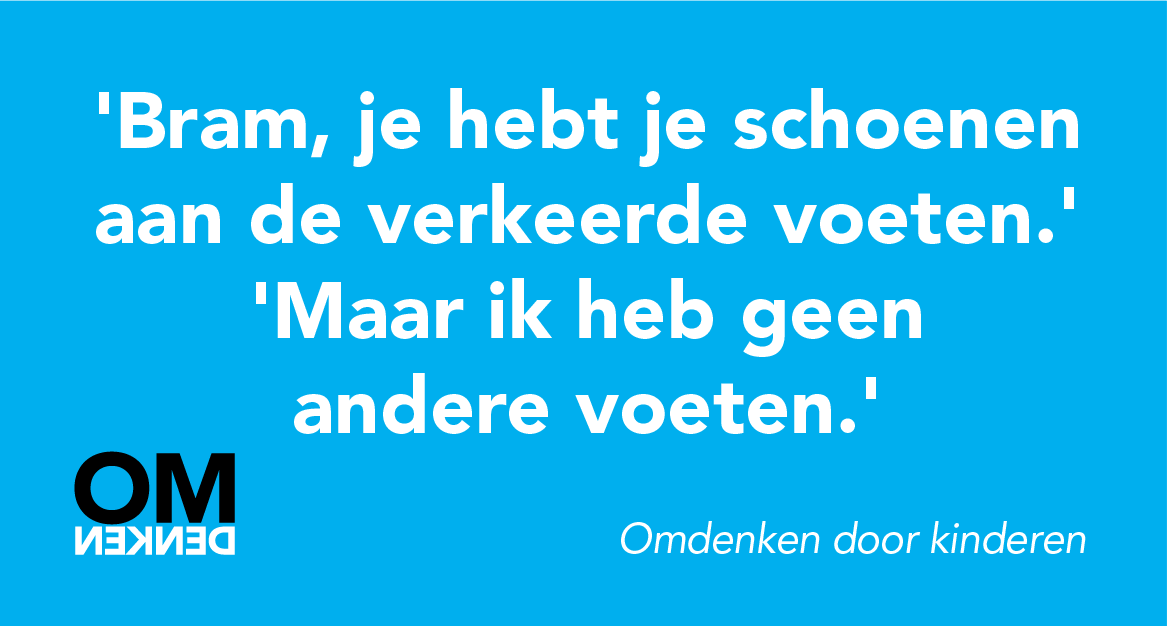 Omdenken door kinderen. Meer omdenken door kinderen? omdenken.nl/winkel/omdenke…