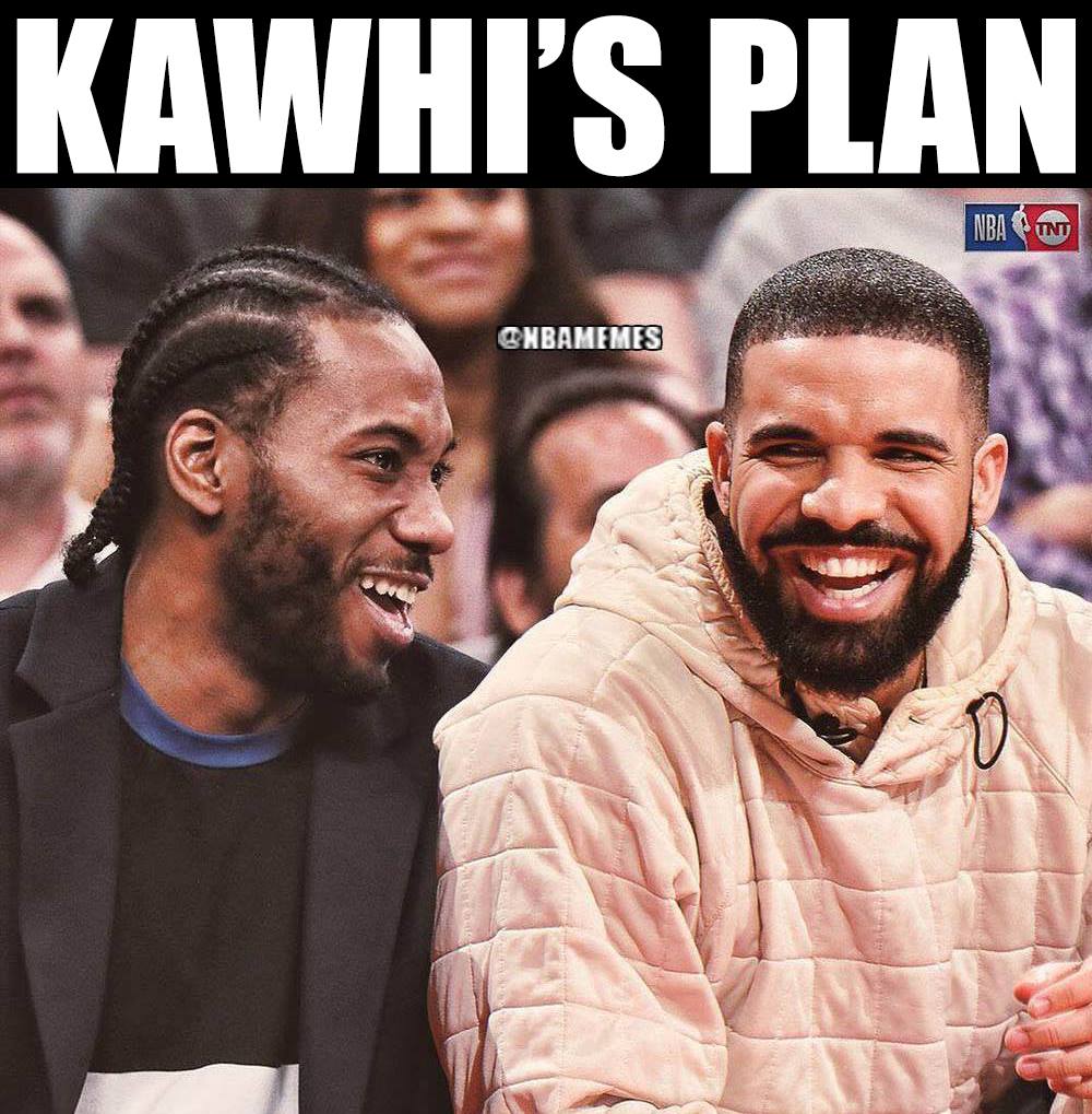 NBA Memes On Twitter Drake After Kawhi Got Traded To The Raptors