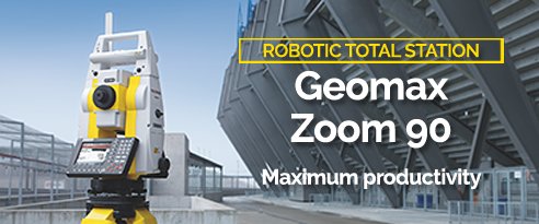 geomatican_info's tweet photo. La serie #GeoMax #Zoom90 es el último sistema de un solo hombre con hasta un 20% más de rendimiento de automatización, capacidad de medición sin reflector extendida, STReAM360, tecnologías accXess y conectividad abierta de Windows CE. #topografo #topografia #canarias https://t.co/7jfq23CsWn