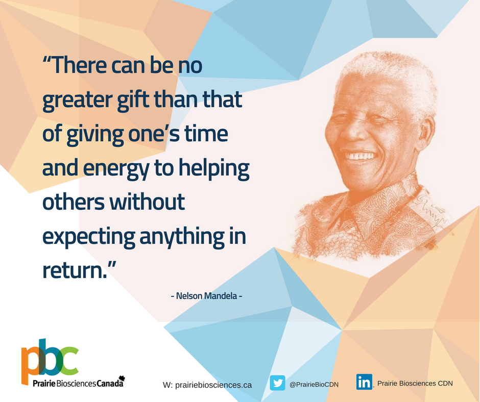 PrairieBioCDN's tweet photo. #MandelaDay #PrairieBioCDN https://t.co/wWuQx0ePZI