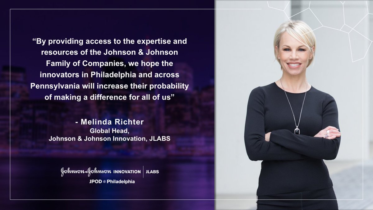 We’re coming to Philly! Don’t miss the JPOD @ Philadelphia announcement today jlabs.tv/JPODPhiladelph… @PennovationCtr #JLABS #JPOD