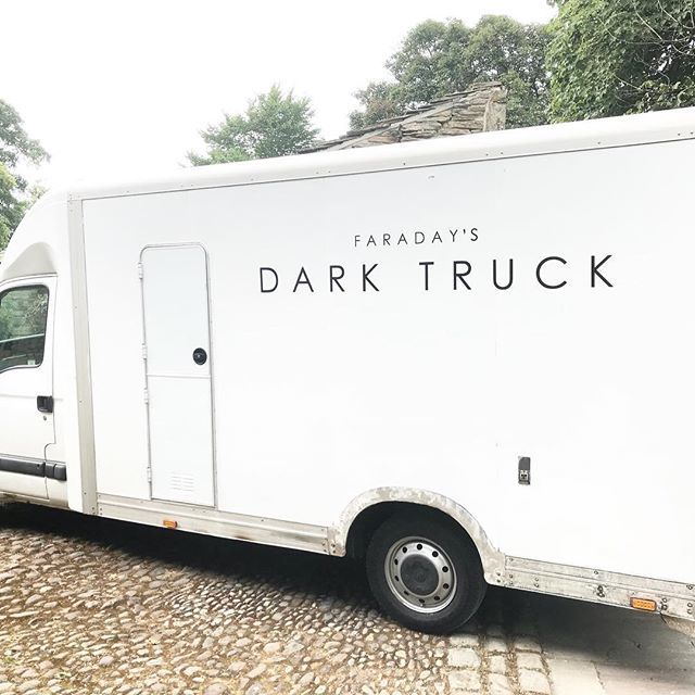 andyfaraday's tweet photo. Dark Truck has landed in Europe and will officially debut tomorrow in Blackburn outside the Cathedral as part of @blackburnopenwalls #makeblackburnbeautiful 1-6pm See you there for an UNSELFIE #DARKTRUCK https://t.co/4s61CVsVCw https://t.co/HaANczAtyk