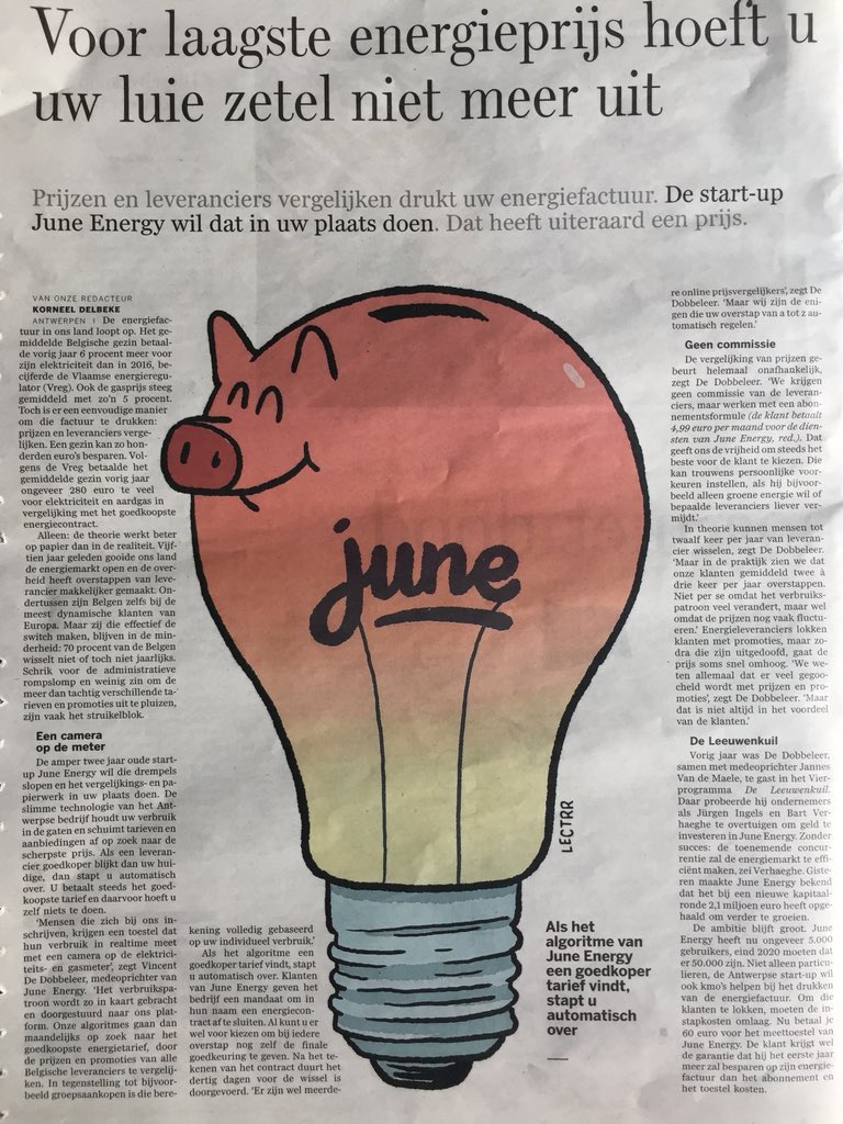 Wat een eer. <a href="/june_energy/">June, The Smart Energy Company</a> getekend door de fantastische @lectrr #fier