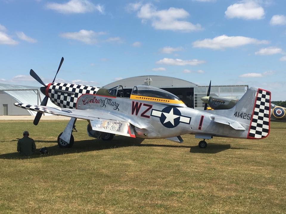 WarbirdWatcher's tweet photo. Two new P-51 Mustang schemes unveiled at Flying Legends 2018! Congrats to all involved!

For more visit: https://t.co/Y8D6qQNVVD https://t.co/sKZysc264t