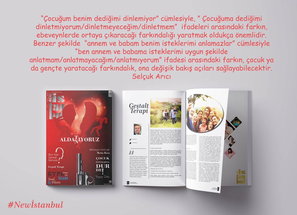 newistanbuldrg's tweet image. Geştalt Terapi 
Selçuk Arıcı yazdı...
@selcukarici

Online #TurkcellDergilik uygulamasından, #GooglePlay ve #AppleStore uygulamamızdan okuyabilirsiniz. 
#dergilik @dergilik
#Newİstanbul #geştaltterapi #terapi #psikoloji #psikoterapi 
#aldatma #aldanma
#aldatıyoruz #aldanıyoruz