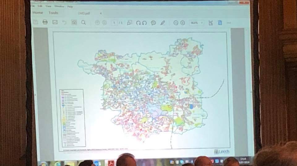 saveparlington's tweet photo. Second long day this week fighting for the deletion of Parlington from #LeedsSAP LCC are asking Inspectors to believe that they were “mindful” of comparing sites that were reduced/made into Broad Locations against alternatives they just didn’t record it #saveparlington https://t.co/d1zzyoiQqf