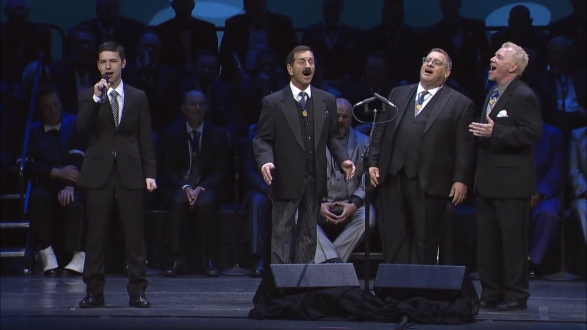 A wonderful, moving tribute to our AIC brother, Rob Henry, as his son Ryan joins The Gas House Gang, 1993 International Quartet Champion, in song. This was part of the AIC Show at the recent BHS Int’l Convention in Orlando, Florida. #BHSORLANDO

WATCH: youtu.be/YCsLP0tAZ9Y
