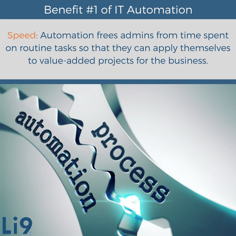 Li9TechSolution's tweet photo. Benefit #1 of IT #Automation https://t.co/QgeE6Qvl1I
