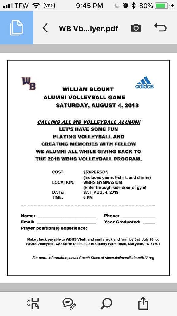 Alumni still time to sign up for this fun event