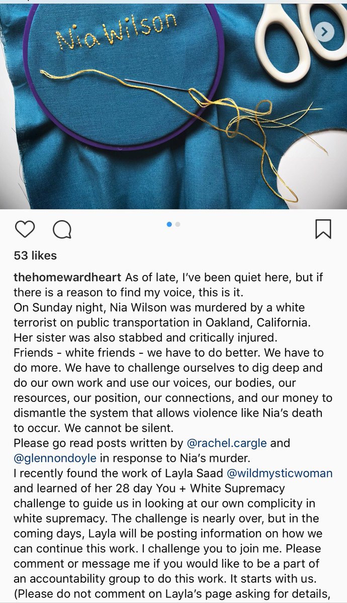 ATOMsanRafael's tweet image. #usingmyvoice
“Friends – white friends – we have to do better. We have to do more…” ~Nikole Sarvay
#JusticeForNia