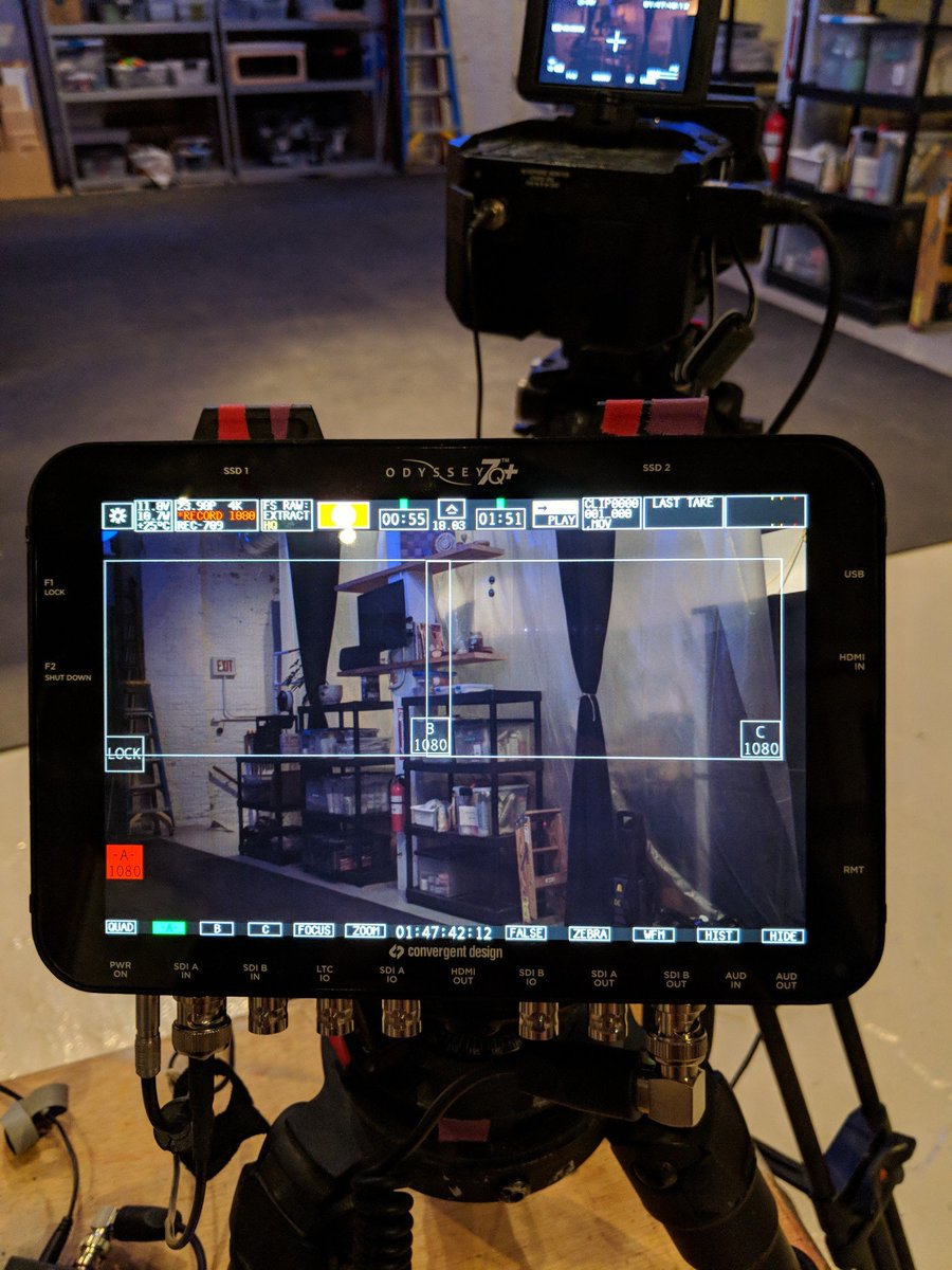 threadedchicago's tweet photo. Late night at the studio prepping gear. #convergentdesign https://t.co/aiEu4wVV0H