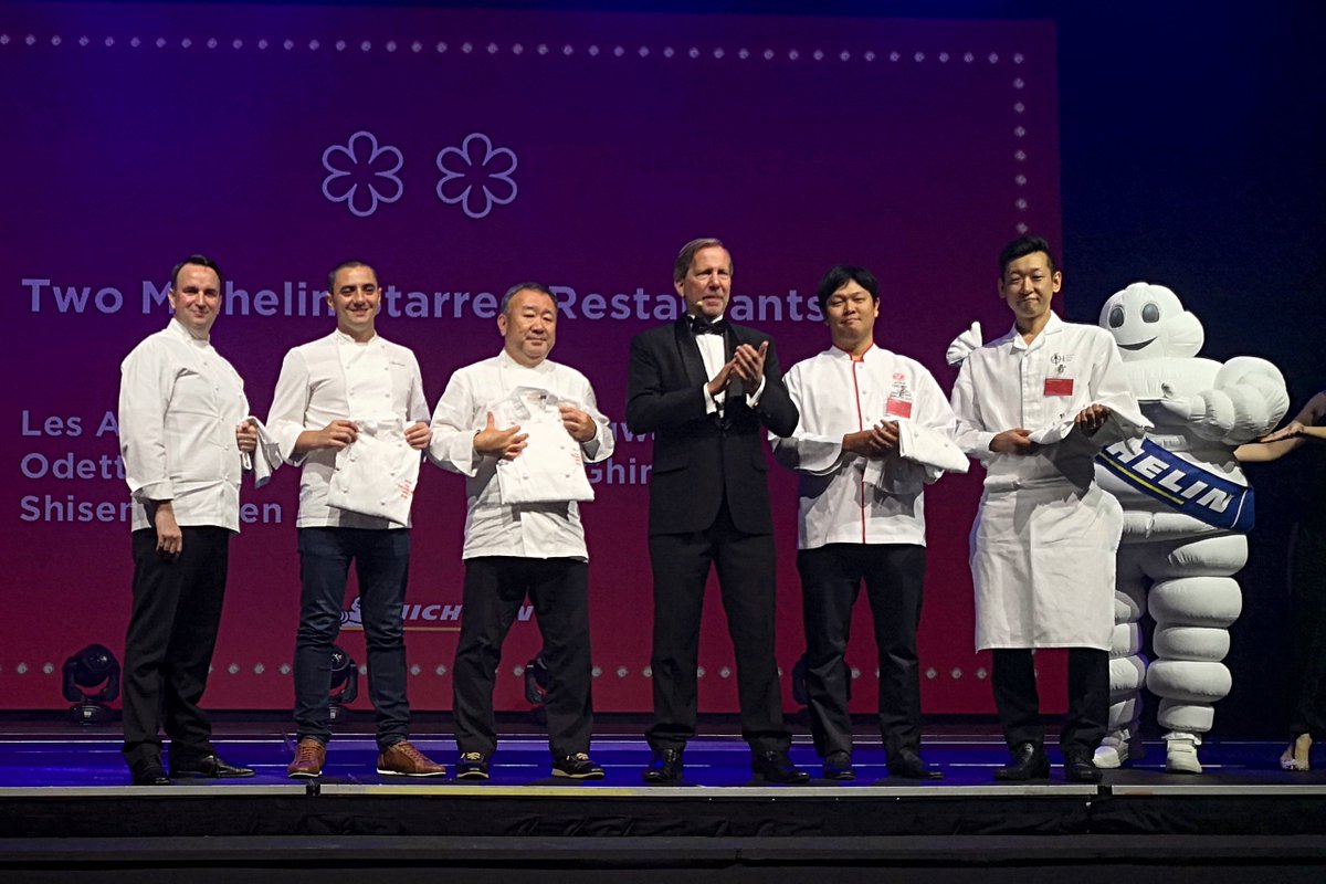 Two-star is the highest rating for #Singapore's #restaurants this year. Full list of #MichelinGuide winners here: bit.ly/MichelinGuideS… #MichelinGuideSG18