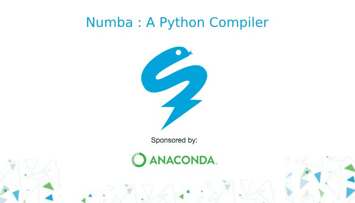 TechLeer's tweet image. Numba - Numpy Aware Dynamic Python Compiler Using LLVM.
techleer.com/articles/539-n…
#PythonCompiler #Numba #MachineLearning #Python @anacondainc