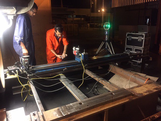 altotorqueve's tweet photo. Mecanizado en sitio fresa portátil Baseplate Moto Generador Diesel con verificación dimensional de alta precisión, ejecutada por profesionales. #Vantage #Faro #LaserTracker #Climax #Altotorque #26Julio #PortableMilling https://t.co/jHBUZApobY