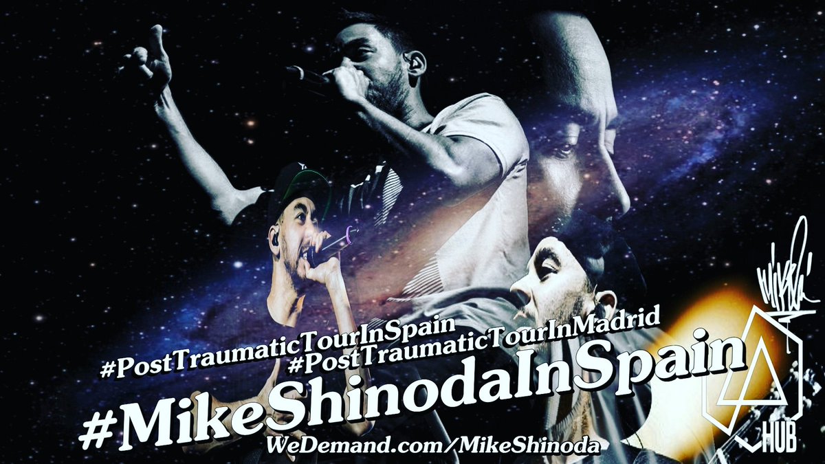lagOCheca's tweet photo. @mikeshinoda #mikeshinoda #MikeShinodaInSpain #PostTraumatic #PostTraumaticTour #PostTraumaticTourInSpain #PostTraumaticTourInMadrid #PostTraumaticInBarcelona @LinkinPark_HUB https://t.co/nVxmz8pbqI
