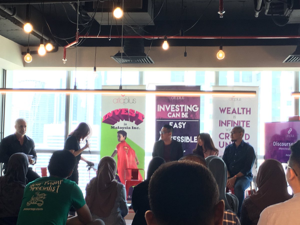 We’re here at <a href="/myataplus/">Ata Plus</a> Discourse Series! Previous startups, Kitamen, Pasartap, Macapan and PurelyB are sharing their experience in crowdfunding. #atad2018