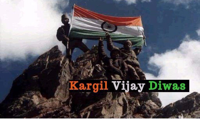 Shed a small tear of pride for our heroes who fought and who laid down their lives in all their glory for our tomorrow. 
They fought at heights over 18k feet, inhospitable rugged terrain ,steep mountains. The Nation rose above their own self. #KargilVijayDiwas ! Jai Hind
