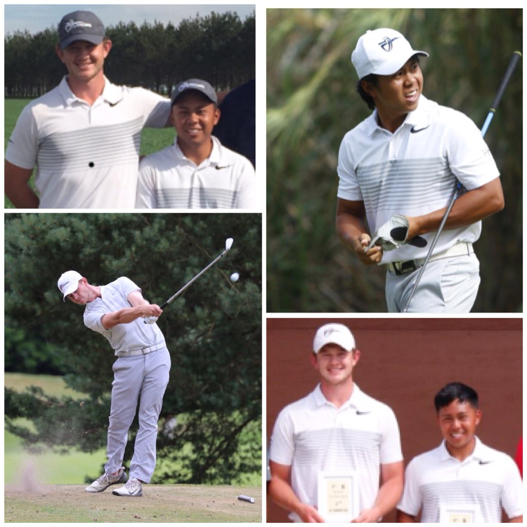CBUMensGolf's tweet photo. Congrats to @CBULancers @LancerMensGolf @BHallamgolf & G. Gonzalez who were named @GolfCoachesAssn Srixon / Cleveland Academic Scholars @SrixonGolf @ClevelandGolf #AcademicAll-Americans #LanceUp https://t.co/BdSA1IyBMB
