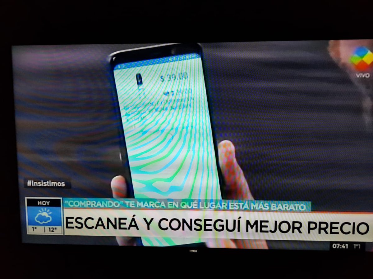 gondolear's tweet photo. Cuando tenés una app que escanea precios hace 2 años pero las notas se las hacen a otros... #insistimos @AmericaTV 🤷 https://t.co/WdhAKrvI2w
