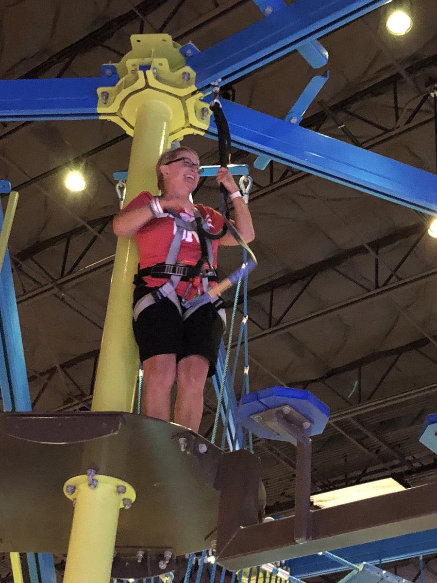 Nitajo1's tweet photo. Game on! #teambuilding @MustangSchools #itshowwedoit https://t.co/a61E3i3HqY