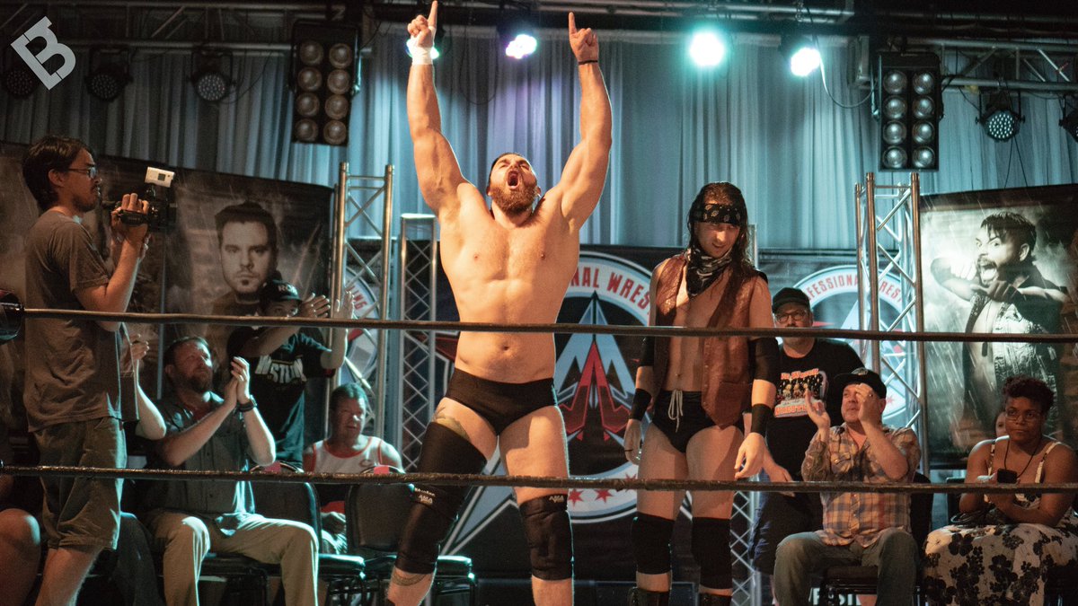 AAWPro's tweet photo. What’s his name? SOMETHING! When’s his birthday? TODAY! Happy Birthday from AAW @JakeWayneHolmes 

Photo by: Basil Mahmud (@beezzzzy) 

#AAW #AAWPRO #professionalwrestling #redefined #chicago #illinois #AAWUWS #summer #prowrestling #wrestling #jakesomething #happybirthday https://t.co/Cj4nBQUqUd