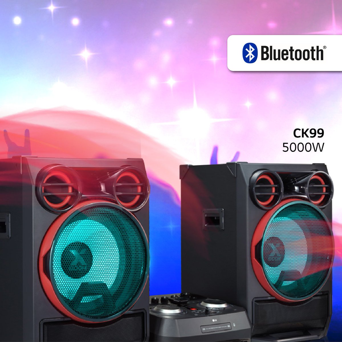 lg_colombia's tweet photo. Amarás el Minicomponente #CK99 ¿Por qué? Fácil, te destacarás cómo Dj con la función #DjPro. Serás el centro de atención en tu propia fiesta. > https://t.co/JGrPmL7CoA https://t.co/UjGYB5HmnZ