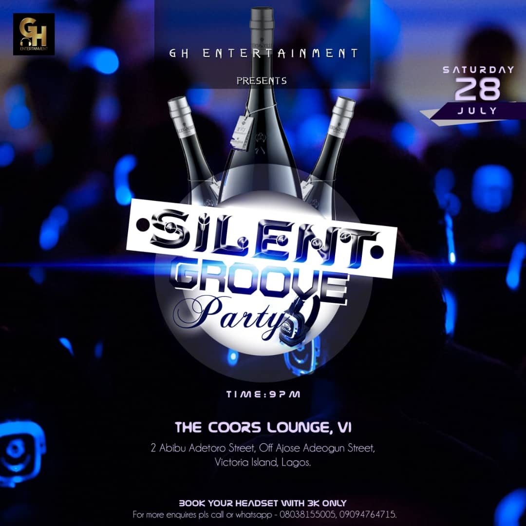 GiftedHandsNg1's tweet photo. What plans do you have this Saturday? Don't miss this edition of the #silentcoors...#3DJs #1Headset #1Dancefloor...Pre-book your Headsets N 3,000 Only...Invite your friends...The more the merrier 😁 https://t.co/2OPPUrHtkz