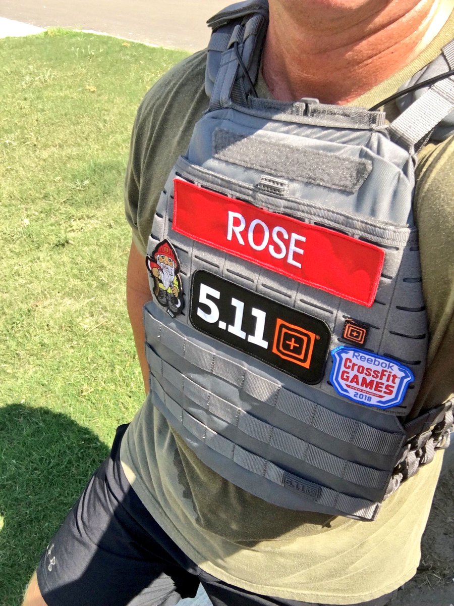 ChiefRose19's tweet photo. Put those miles in today 🏃🏼♂️🏃🏼♂️🏃🏼♂️ #StayReady #WeightVestWednesday @511Tactical @CrossFitGames @RogueFitness https://t.co/nHogAyMkvi