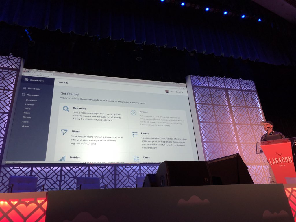 bencomeau85's tweet image. Damn #laravelnova looks amazing 😍 #laracon