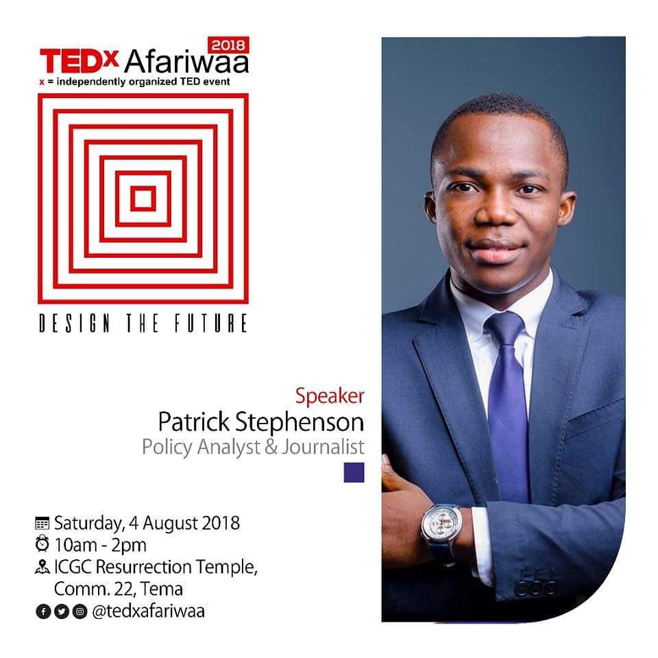 patrickkwabena's tweet photo. It's the "design the future" TEDx Afariwaa Talks, and Policy Innovation will be on the board.
You can follow the conversation on Twitter with hashtag #DesigningTheFuture
#GetInvolvedYoung #InnovationInPolicy #UNCOMFORTABLETRUTH https://t.co/h9XXJ9uht6