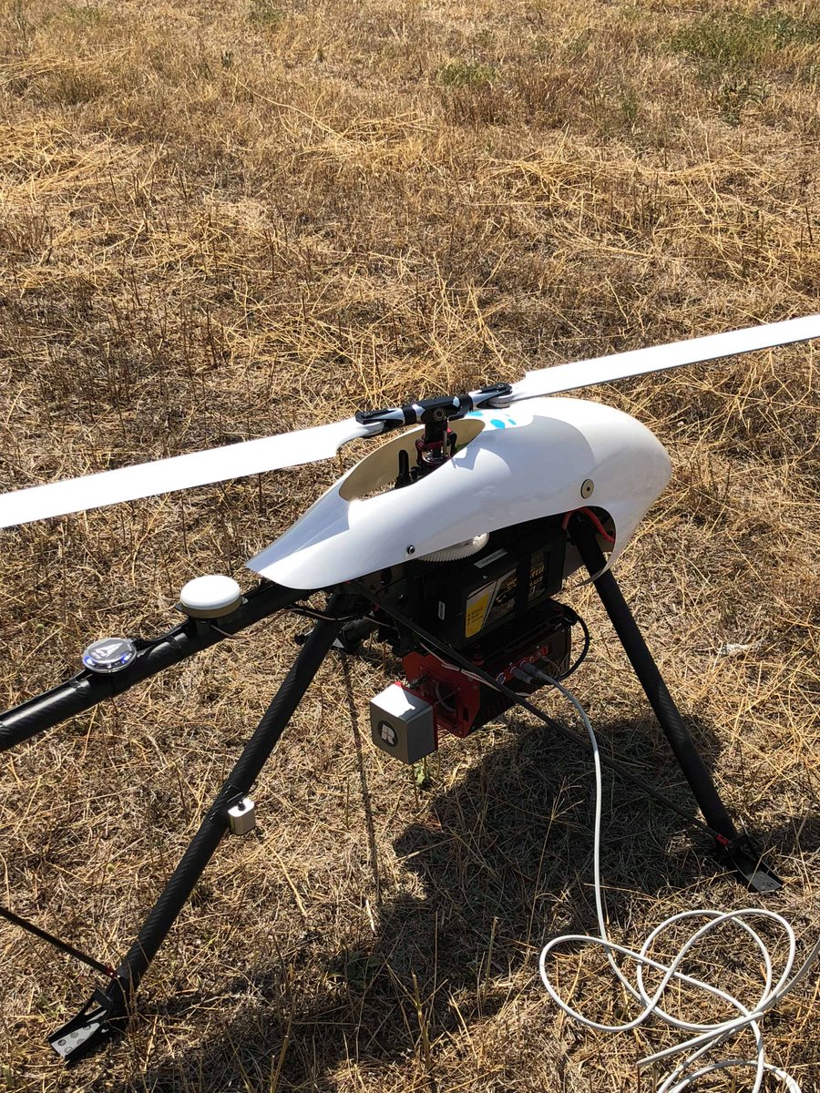 Altus ORC2 #electrichelicopter mounted with <a href="/lidarswiss/">Lidarswiss</a> LS Nano VUX. An excellent #Lidar scanning solution featuring the <a href="/RIEGL/">RIEGL</a> VUX-1 MiniUAV and integrated, calibrated photogrammetry camera #riegl #vux #orc2