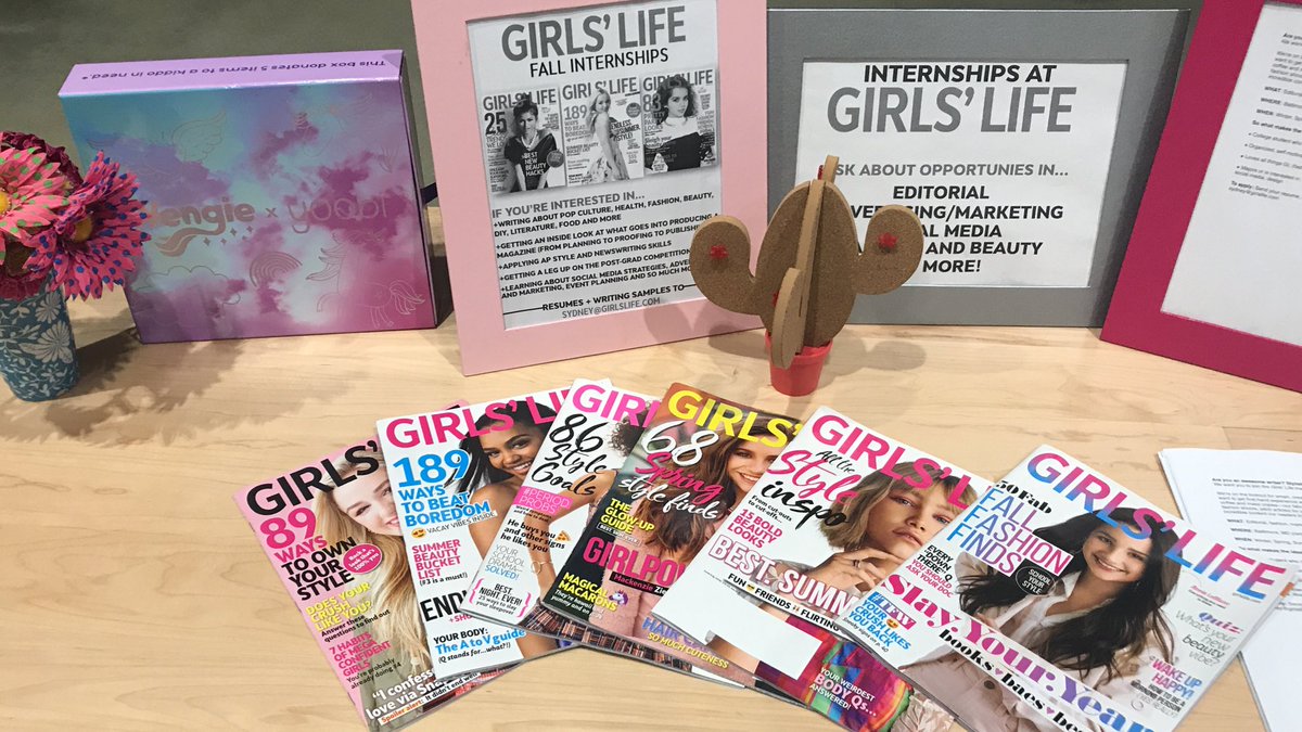 girlslifemag's tweet photo. Weโre at the #InternQueenParty Baltimore event at @UnderArmour tonight! Come talk to us about our๐๐ผ internship program for students interested in editorial, marketing, social media, fashion, beauty + more โก๏ธ https://t.co/G9JV4pCwVH