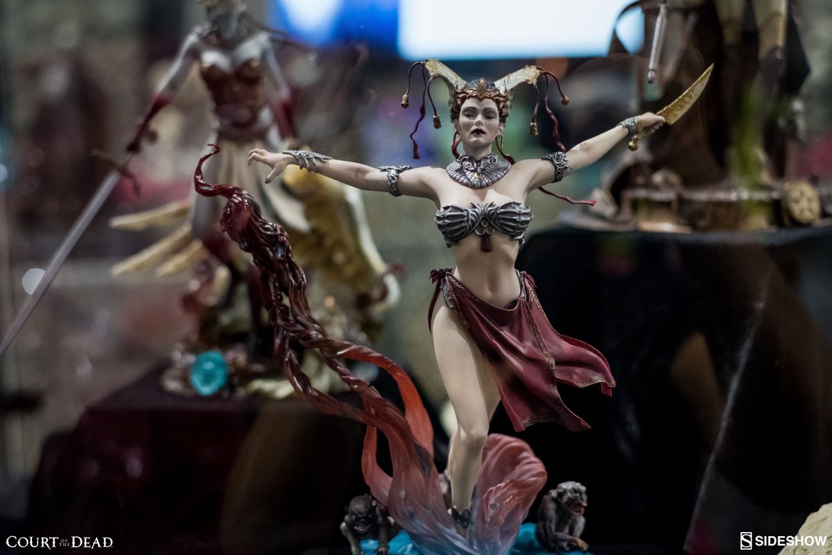 CourtoftheDead's tweet photo. #SDCC2018 #Booth1929 Tour: Gethsemoni: Queen's Conjuring Figure, Xiall: Osteomancer's Vision Figure (Featuring Riazz!), Kier: Valkyrie's Revenge https://t.co/C8e83iSGsP