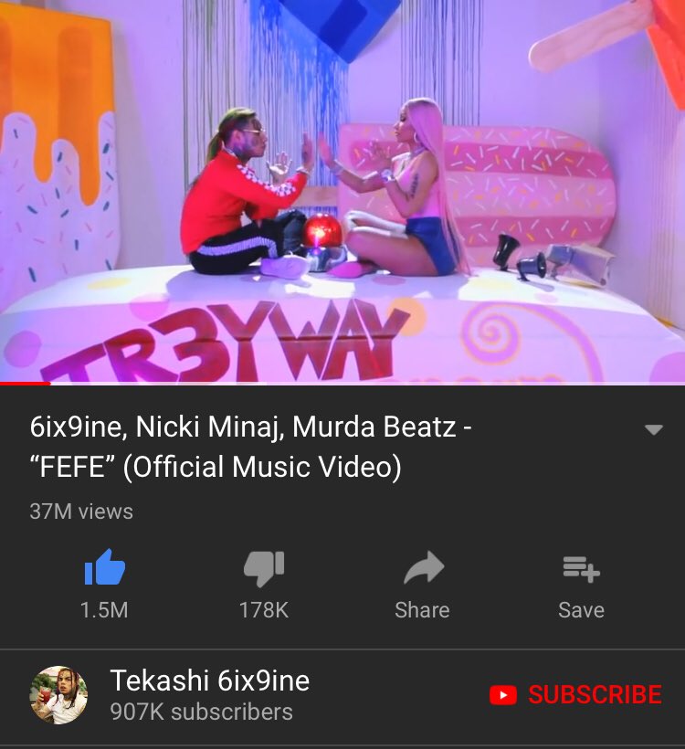 writerboy242_'s tweet photo. #FEFEMUSICVIDEO has now hit 37 million views! ๐ฑ it just was 35M!! We love an organic HIT!! We dont need PAYOLA OVA HERE ๐๐พ๐ฉ https://t.co/DepEE9l9Ab