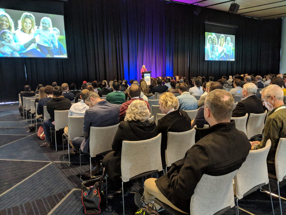 . <a href="/tracybevan12/">Tracy Bevan</a>  founder and ambassador for our charity partner a <a href="/SalesforceOrg/">Salesforce.org</a> customer <a href="/McGrathFdn/">Mcgrathfdn</a> is giving our first keynote  #DreamingSYD