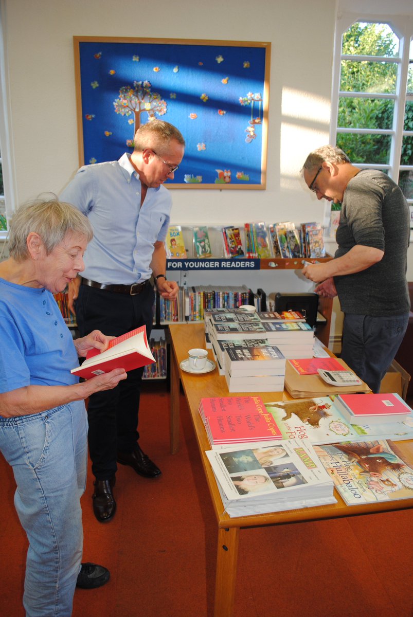 WordonTour's tweet photo. A big @Litworks thankyou to @JuliaCopus and @PNovelistGale, #NetherStoweyLibrary, @BrendonBooks all the volunteers & our audience for creating a great night out in your lovely library. #WordonTour says farewell to #SomersetLibraries as we travel up to Ilfracombe on 8 August.. https://t.co/1NPZSM6d0u