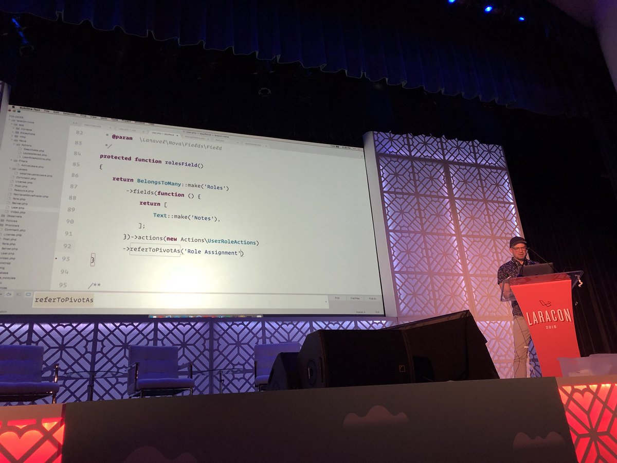 bencomeau85's tweet image. Wow @taylorotwell really thought of everything for #laravelnova 🔥 #laracon