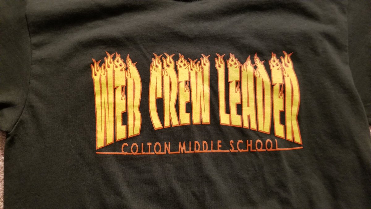 CMSWEBCrew's tweet photo. Day 2, Shirt Time https://t.co/DcoRuI3n6j