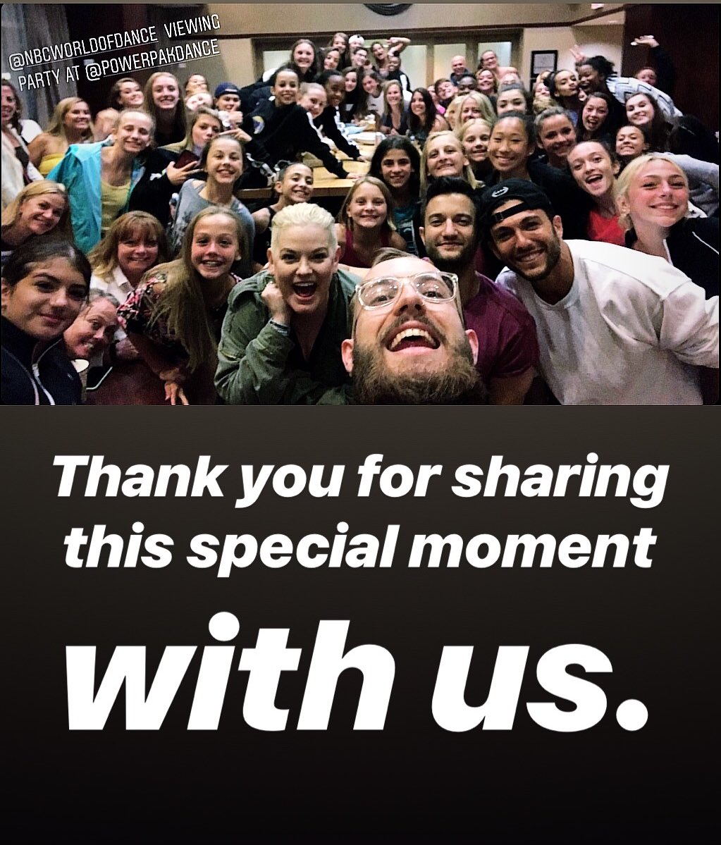 getmarInspired's tweet photo. More photos from our @StarpowerTalent Power Pak @NBCWorldofDance watching party with Choreographer @marInspirations and dancer @wyattwerks ! Still choke up at the outpouring of love, pride & acceptance that was in that room that night !
#loveisLOVE #powerpak #marInspired #wod https://t.co/RJjLqqHuNd