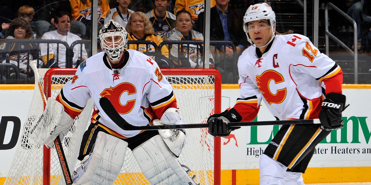 NHLFlames's tweet photo. What a pair. https://t.co/s8A9SLALl7