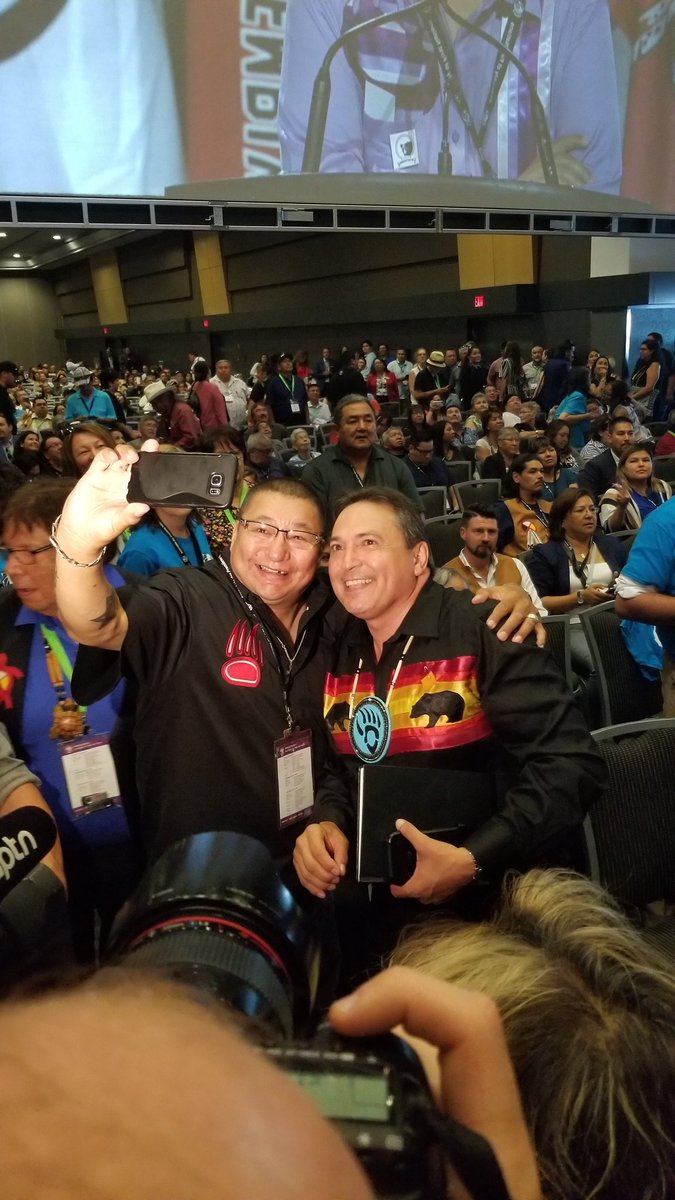 ianabailey's tweet image. .@perrybellegarde gets a second term as national #AFN chief #AFN2018 #AFNElection #cdnpoli