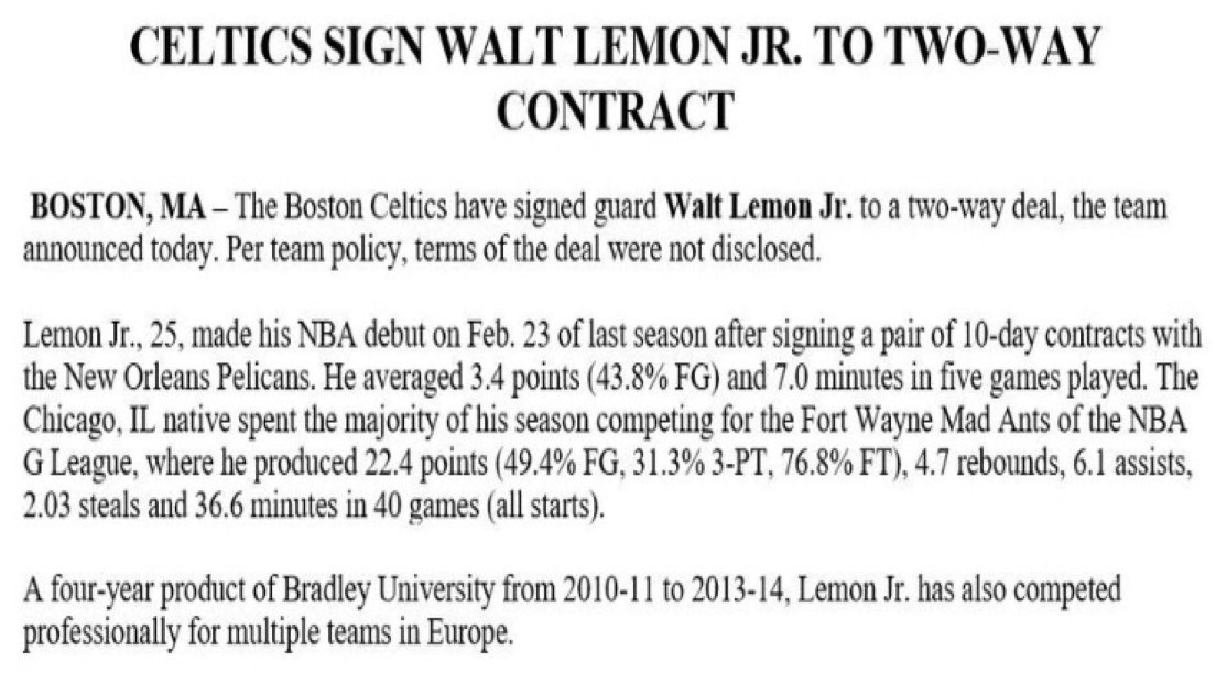 Celtics Sign Walt Lemon Jr to Two Way Contract Di_Tww8X0AAUzDv?format=jpg