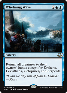 Having built and played the world's first Arixmethes commander deck,  playing with this Legendary Kraken feels like playing UG Infect in Modern  but with commander damage instead of poison counters. #MTGC18 #WotCstaff
