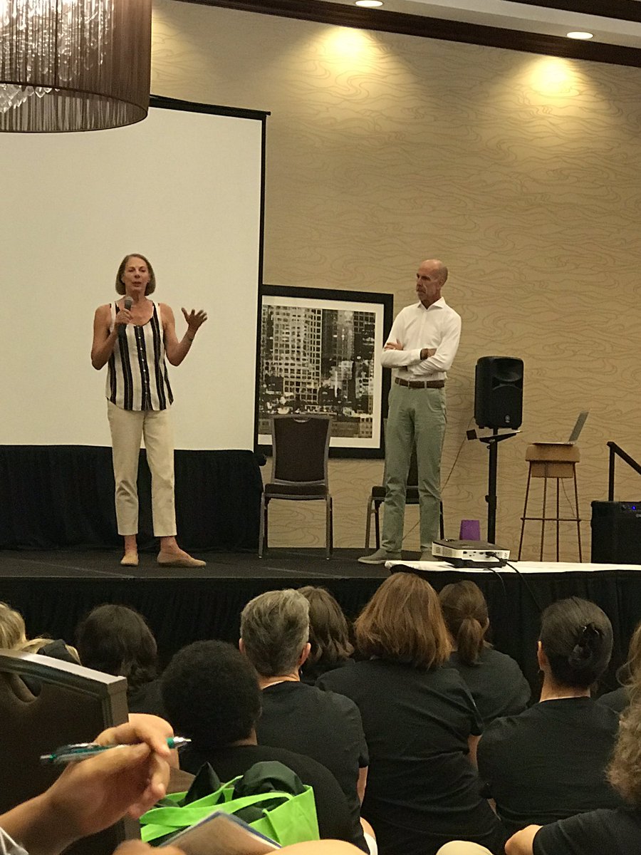 feierabendmusic's tweet photo. Peggy Lyman Hayes ("the Move it Lady") and John at #FAMECon2018 in Chicago. #legends #artfulinmotion https://t.co/dbydyqfq42