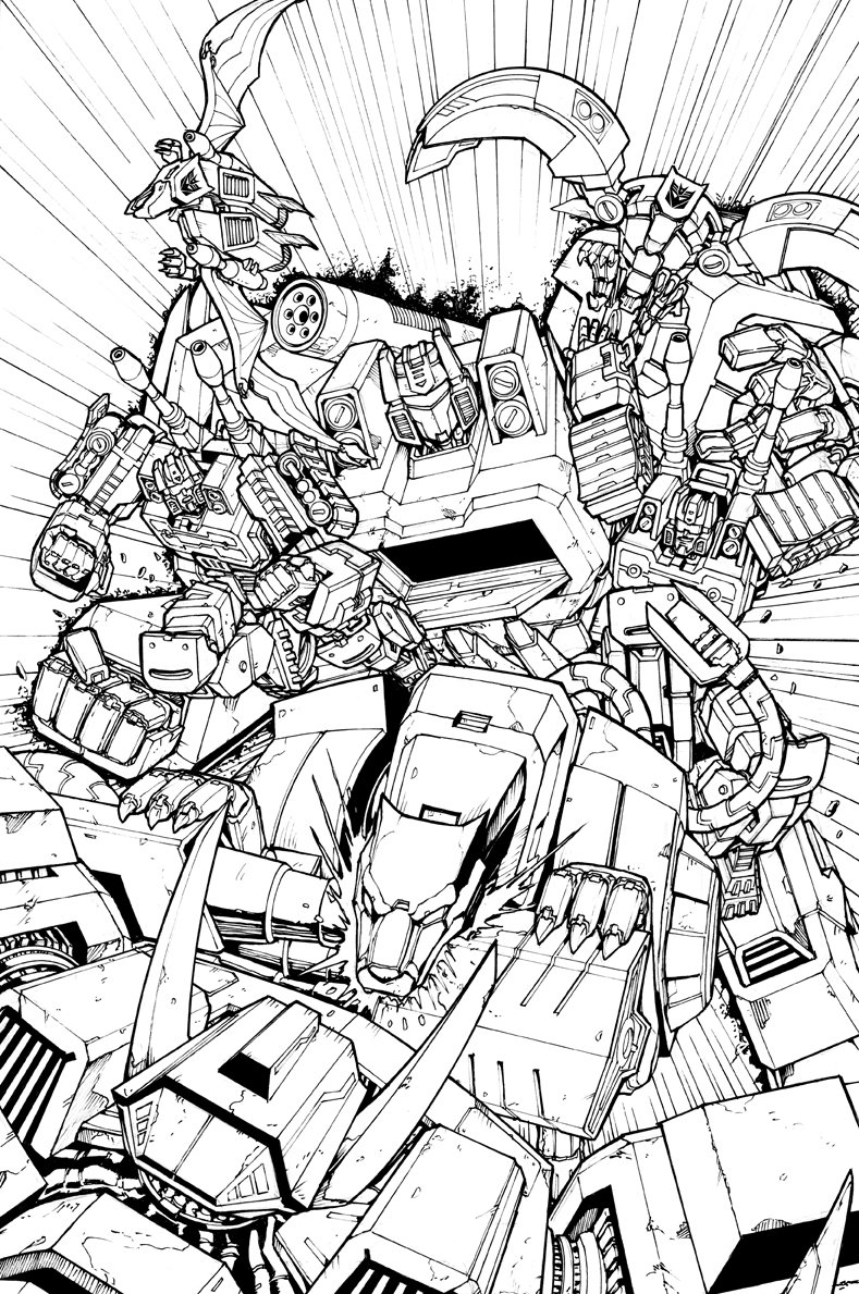 Shockwave Transformer Coloring Pages