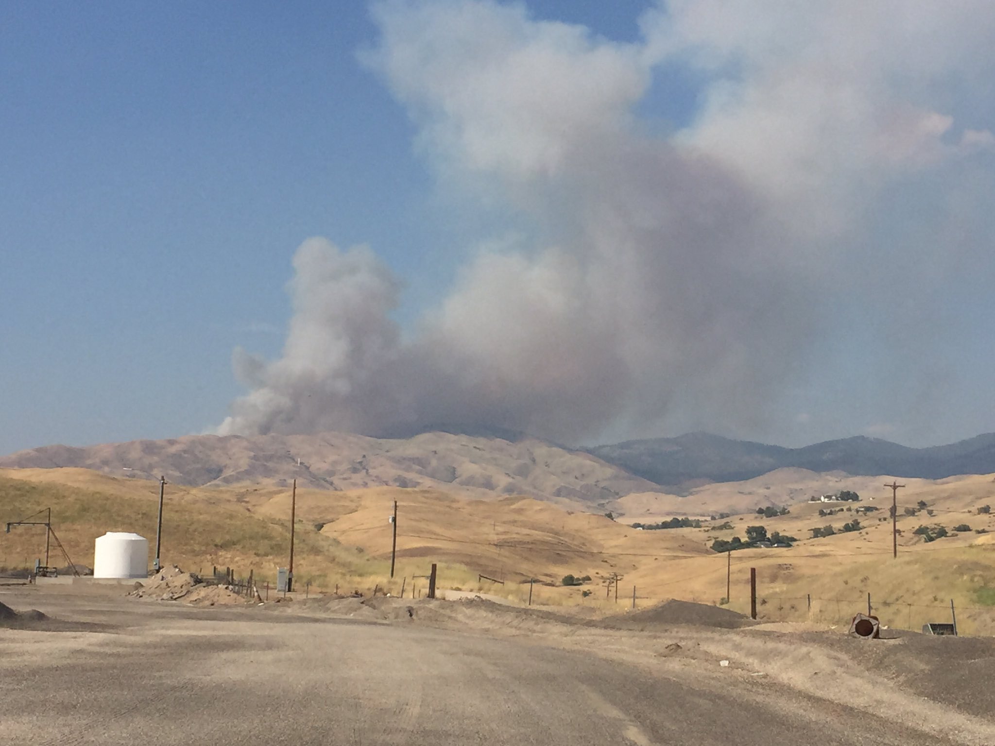 Alexis Goree on Twitter "I'm on scene of a fire on Hwy 55 north of