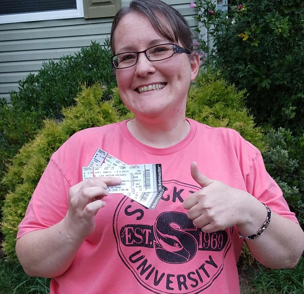 RobinsonJ2011's tweet image. Lucky me!! @ACBeachConcerts Here I come! Won tickets from @Stockton_Alumni #StocktonAlumni #PTBOL #ThankYou