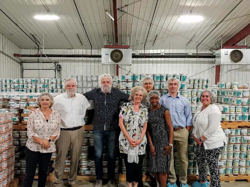 Visiting Nancy’s, the source of our probiotics, at the Springfield Creamery!